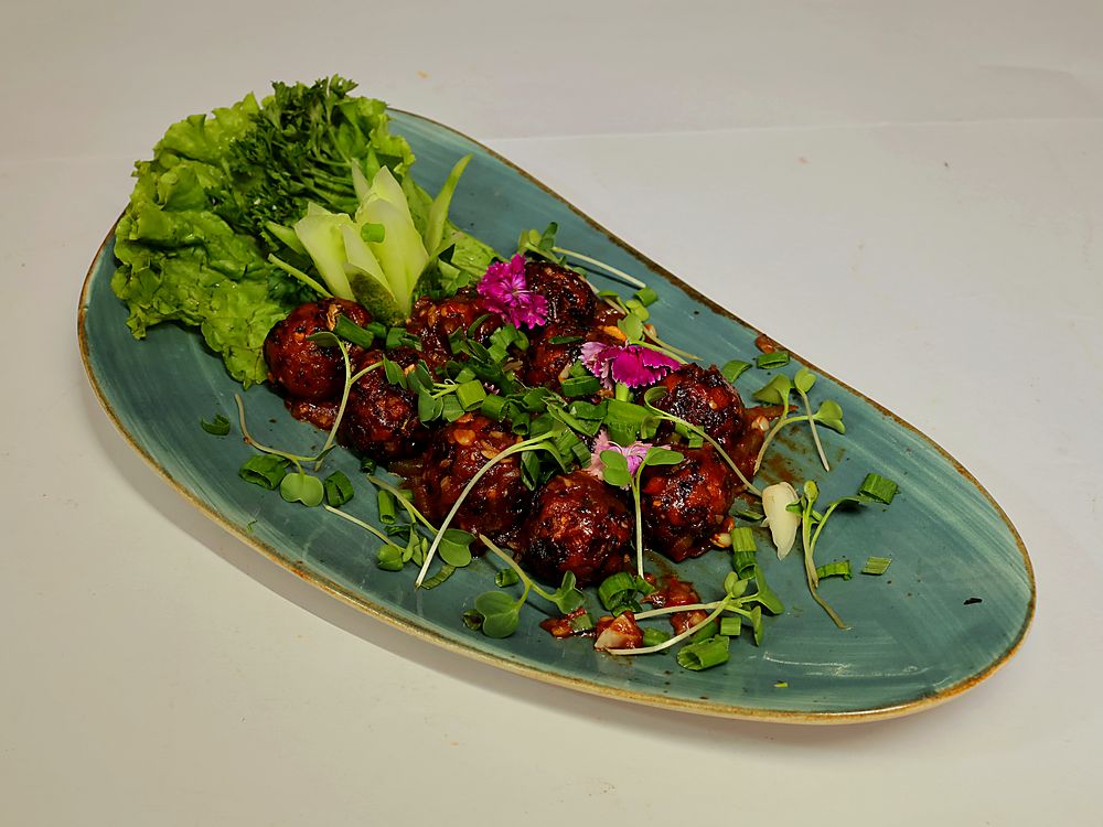 Veg Manchurian at Onstarr, Jail Road